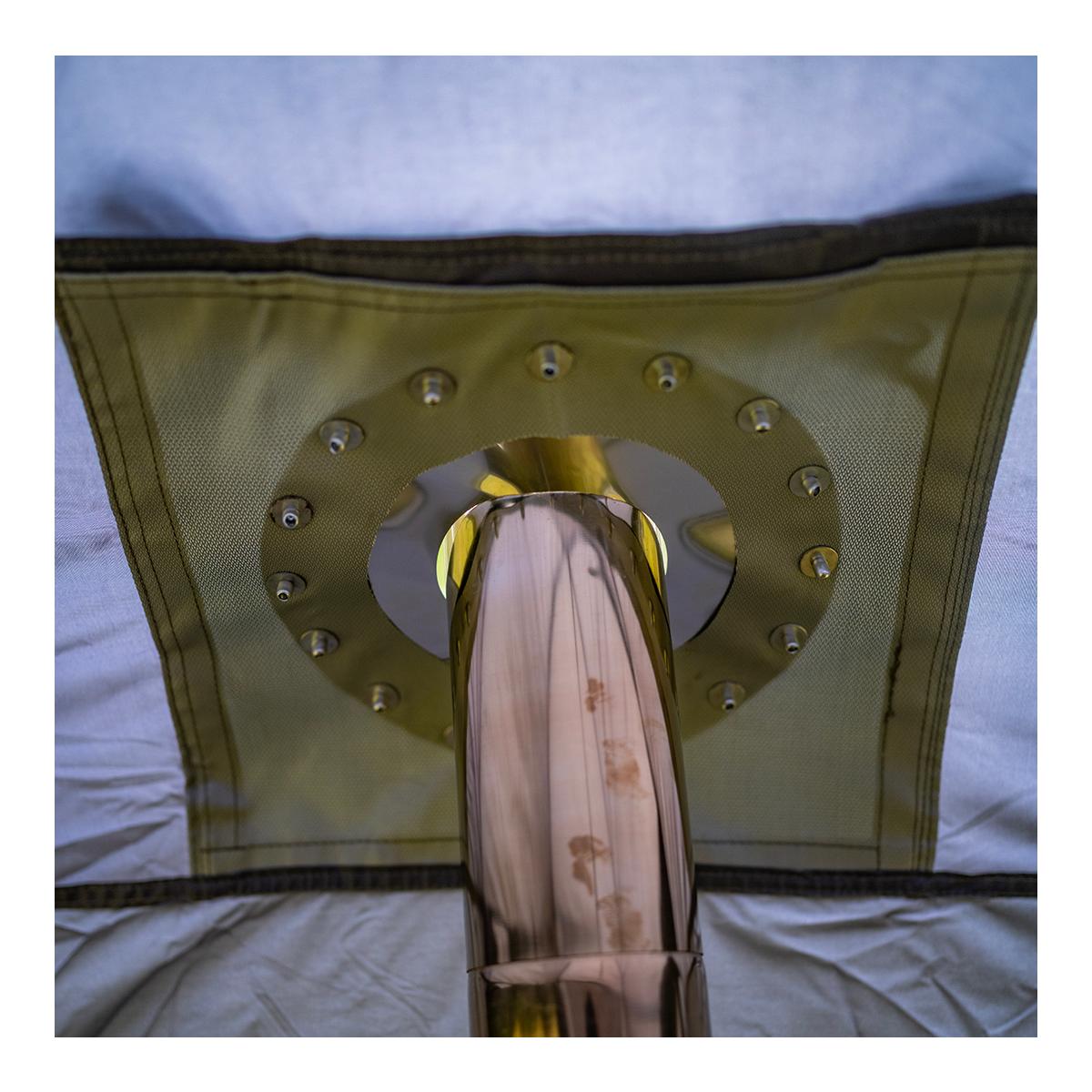 Bastutält 2.0 - endast tält - ett stort fönster