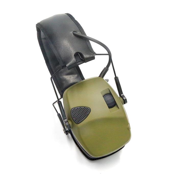 Aktiva Hörselskydd EM030 3,5 mm Ingång GRÖN / EN STL