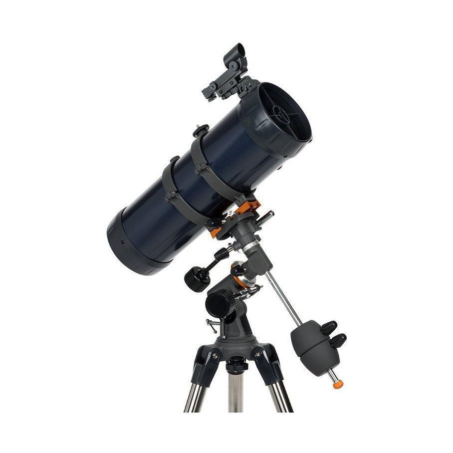 AstroMaster 114EQ-MD spegelteleskop med smartphone adapter & motor EN STL