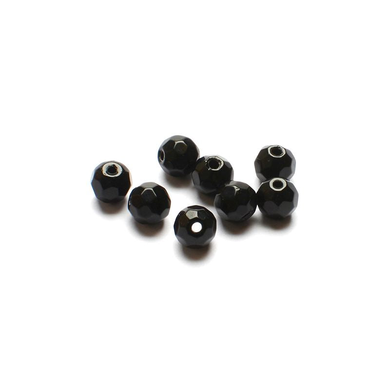 Glassbeads Black 8 MM