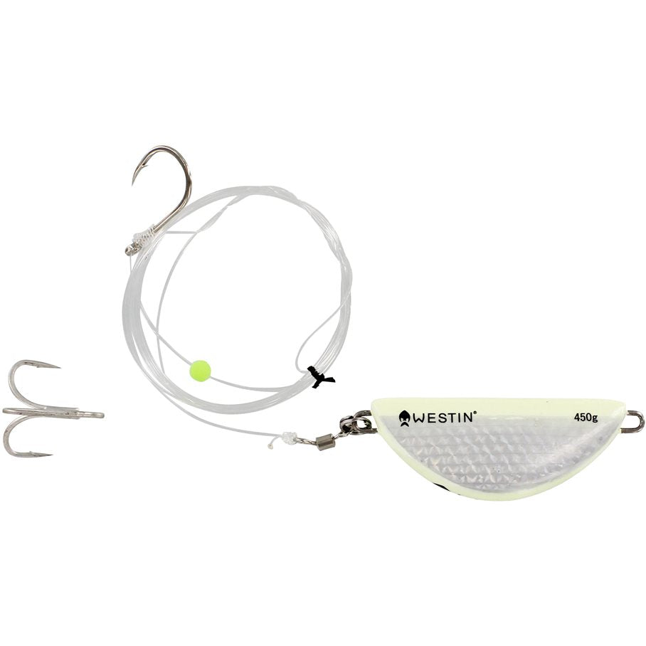 Halibut Anti-Twist Rig Glow Meteset Hälleflundra GLOW / 450 GRAM