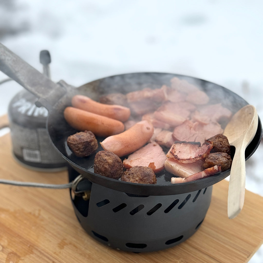 Jägarstekpanna Original Kolstål 21 cm EN STL
