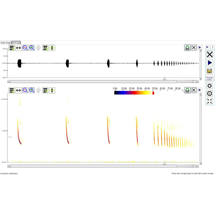 BatSound Touch, version 1.3 - programvara för fladdermusdetektor EN STL