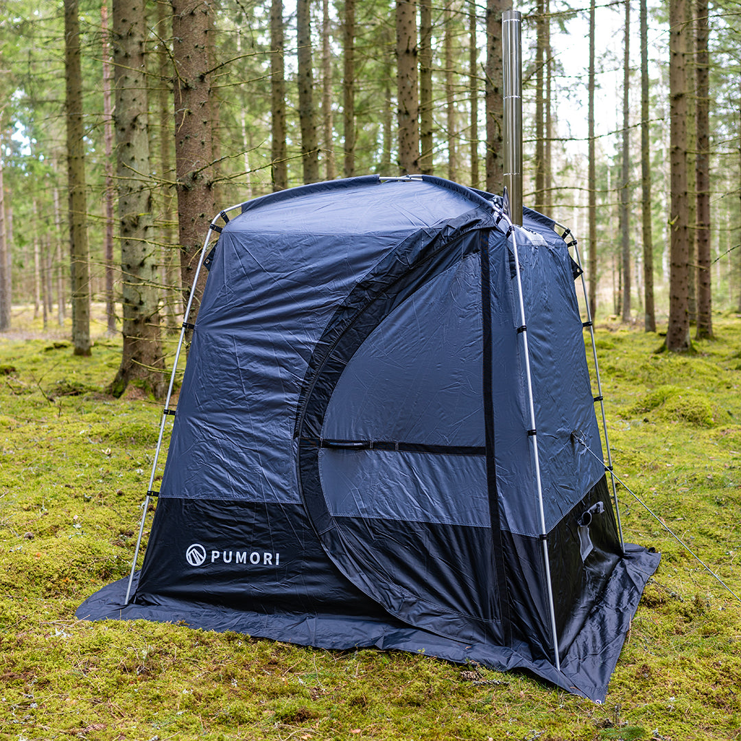 Bastutält - endast tält - ett stort fönster EN STL