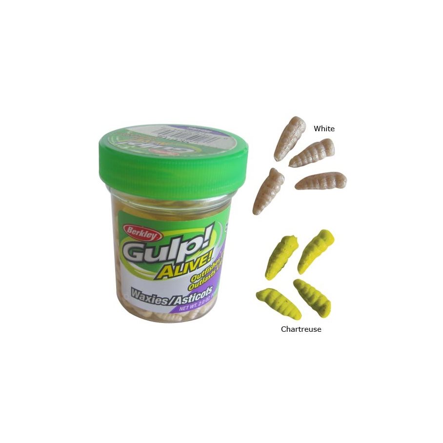 Gulp Alive Maggot CHARTREUSE / EN STL