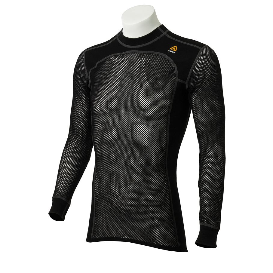 WoolNet Original Crewneck Shirt Men Jet Black JET BLACK / 3XL