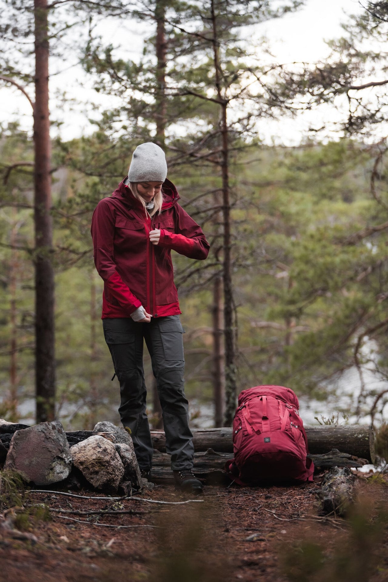 Authentic Womens Jacket BLACK / S