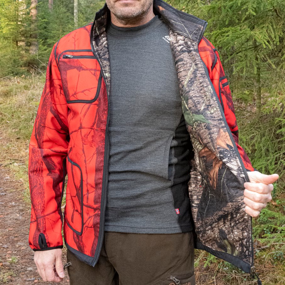 Jämtland X Jacka RÖD/GRÖN / 3XL