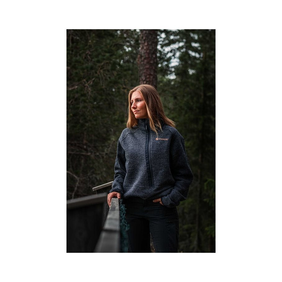 Hotagen Ulltröja Windstopper GRÅBLÅ / XS