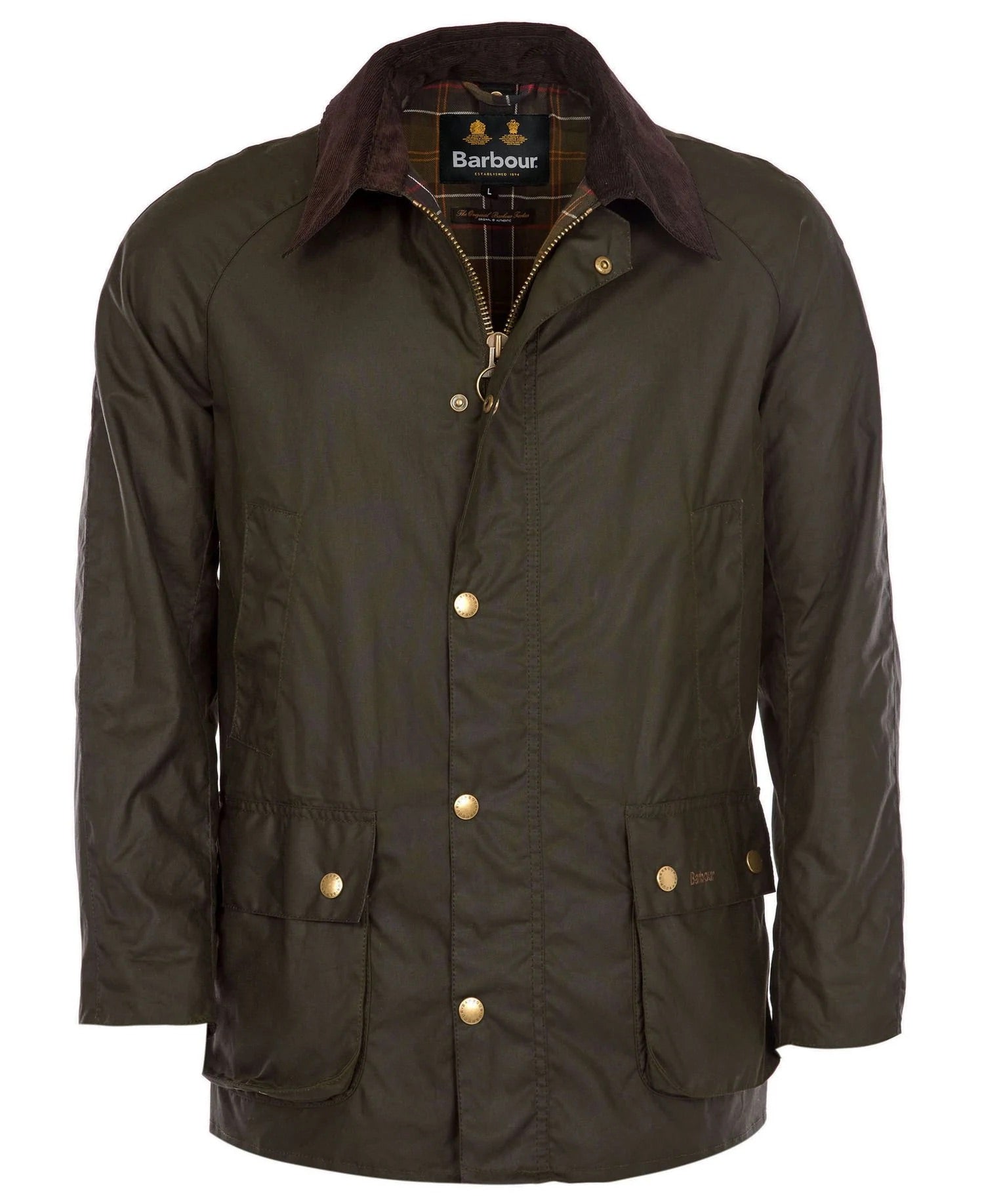 Ashby Wax Jacket OLIVE / M