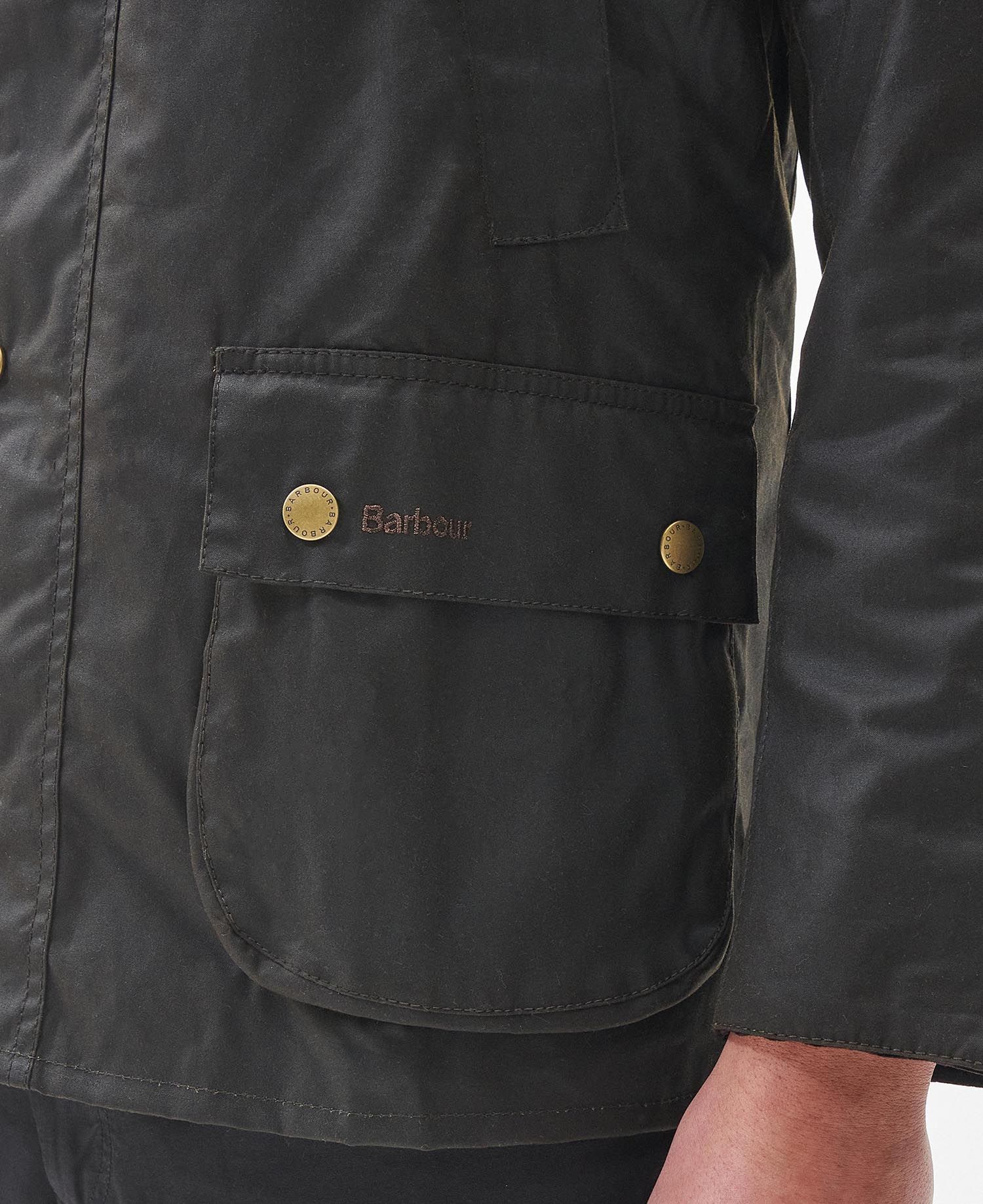 Ashby Wax Jacket OLIVE / M