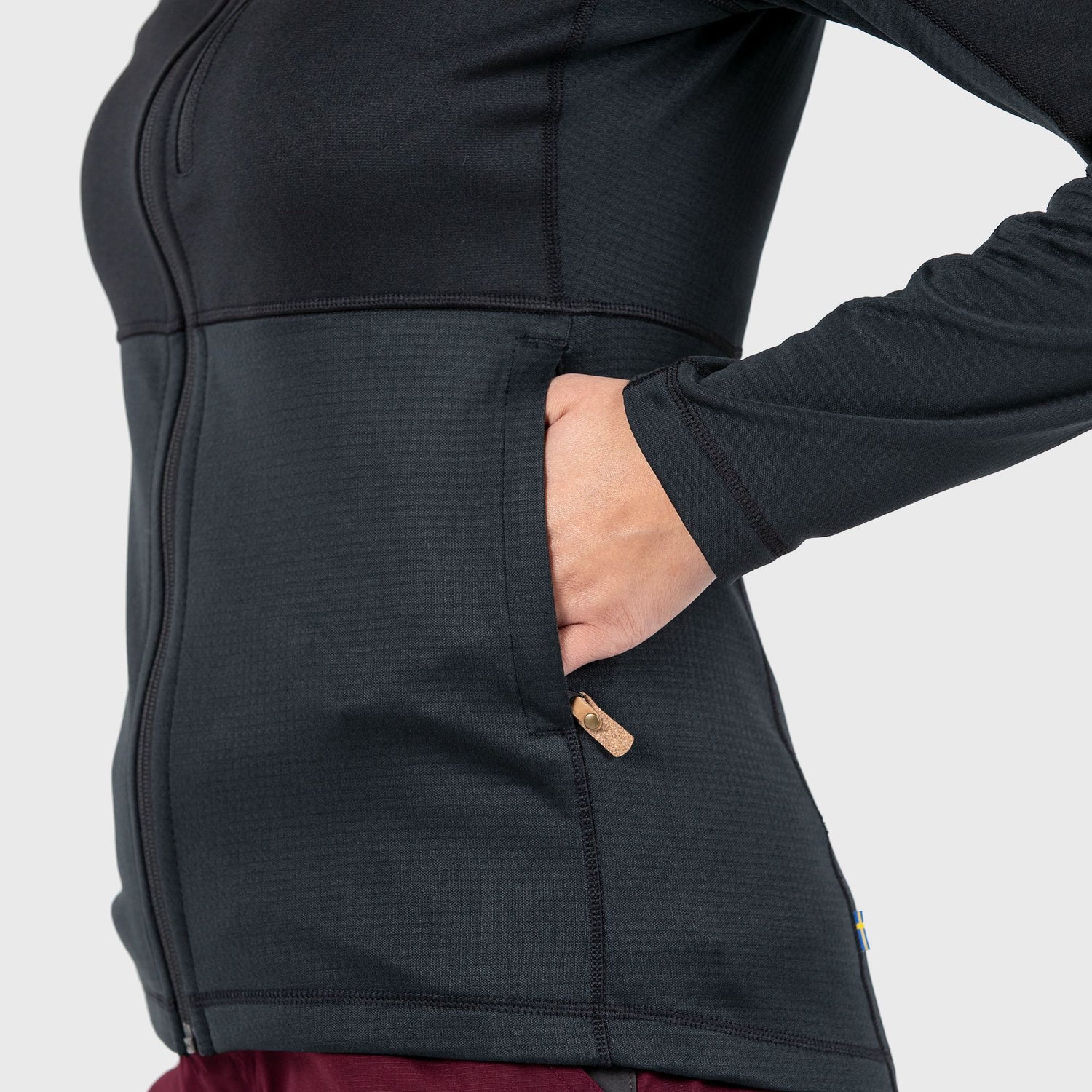 Abisko Trail Womens Fleece BLACK / L
