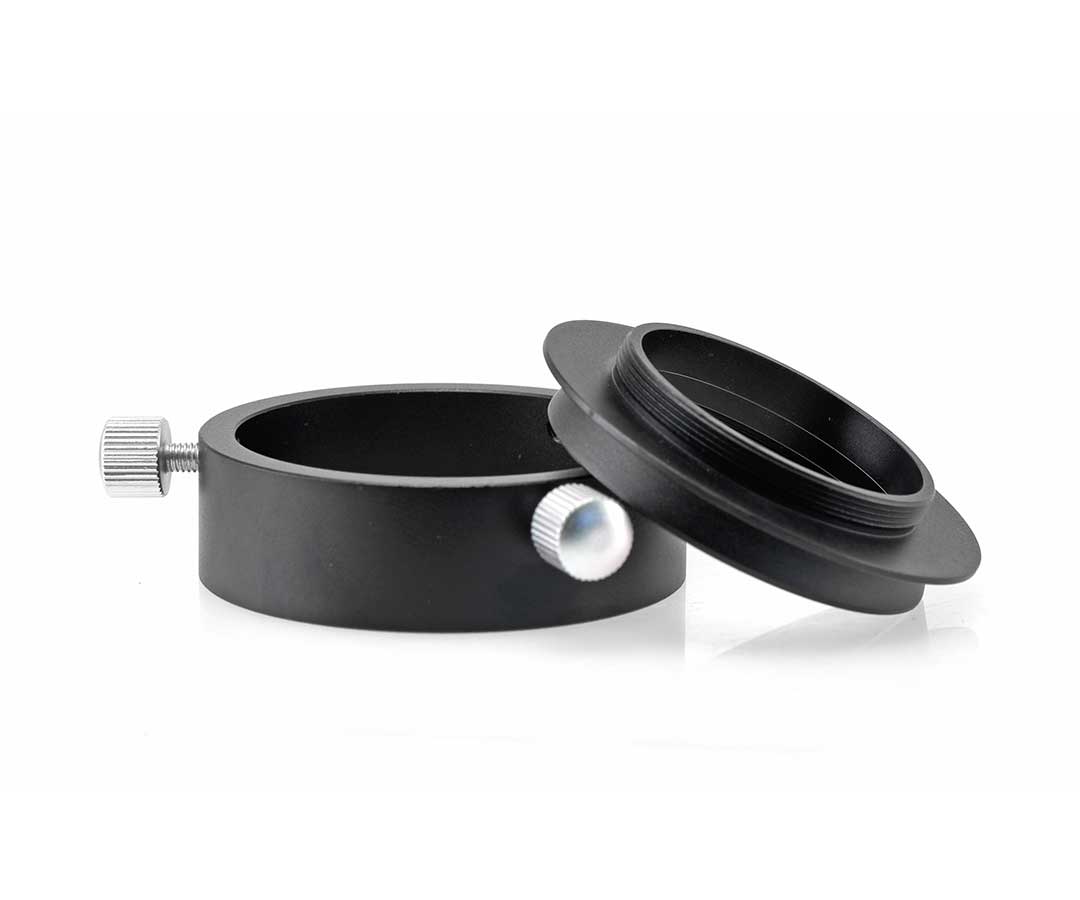 Rotationsadapter med filterhållare och T2-gänga EN STL