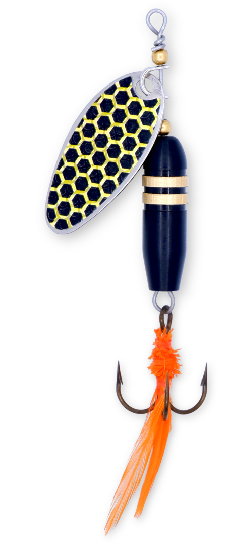 Spinnare GUL / SVART / 18 G