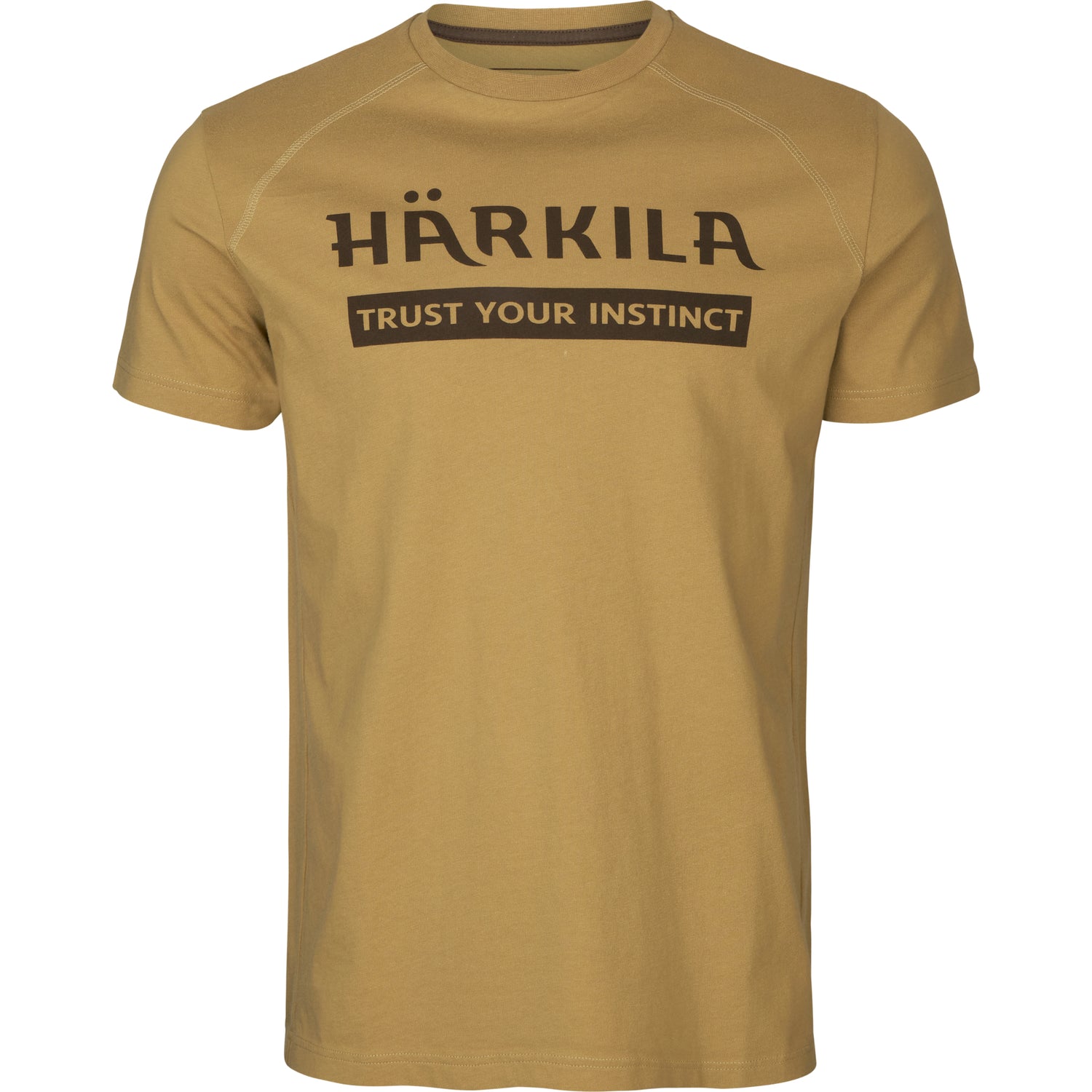 Logo t-shirt 2-pack ANTIQUE SAND/DARK OLIVE / L