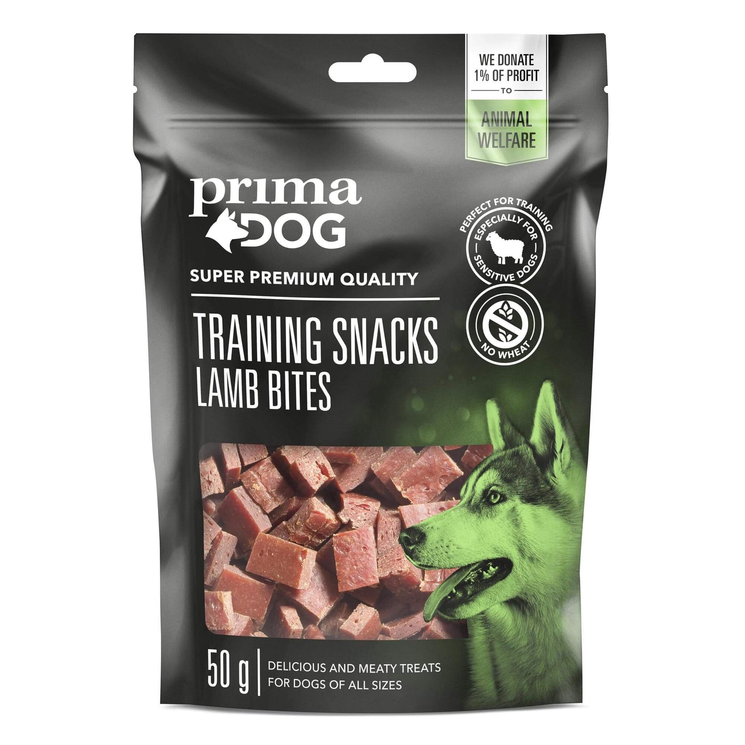 Training Snacks 50gr 4 olika smaker SORT LAMM & MÄNGD 50 G