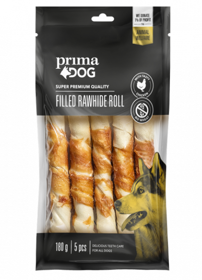 Fylld tuggrulle Kyckling olika storlekar SORT KYCKLING & LÄNGD 13 CM & ANTAL 5 ST & MÄNGD 1
