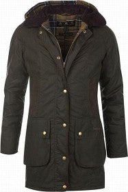 Bower Wax Jacket Dam OLIVE / UK 10-S