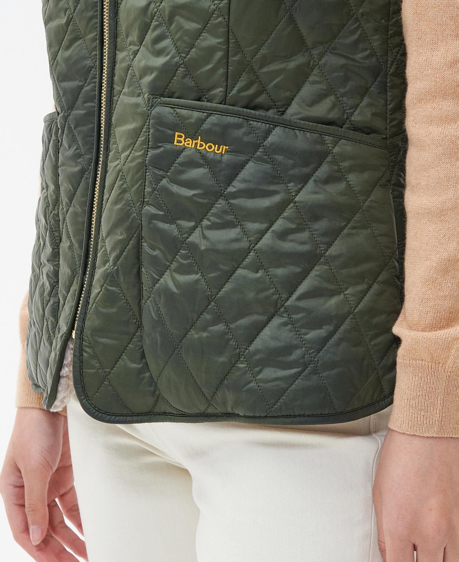 Markenfield Liner Dam - Fleeceväst OLIVE / UK 12-M