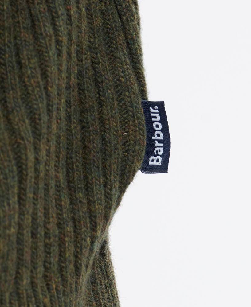 Holden Half Zip, Herr - Stickad tröja OLIVE / M