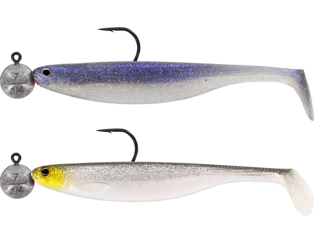 Shadteez Slim Rigged N Ready 2-pack DARK WATER MIX 1 / 10 CM