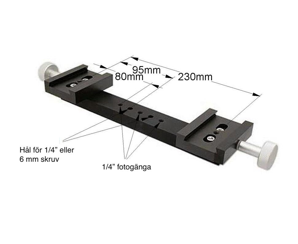 Vixenskena för parallellmontage av teleskop 1 ST