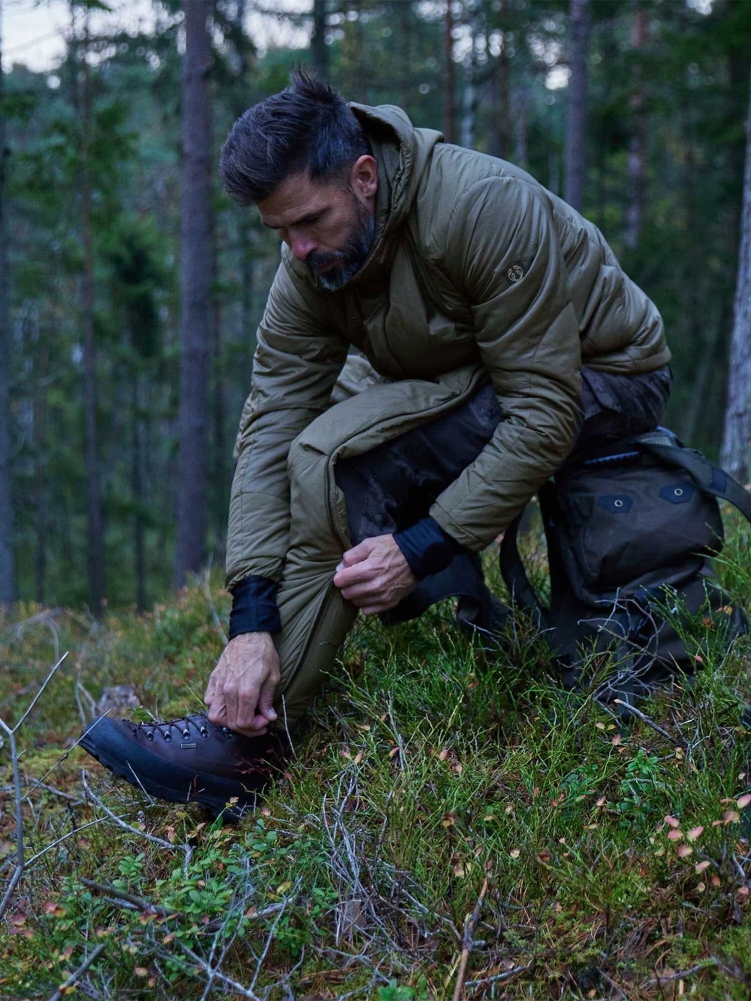 Thermo Fill120 Pants, vadderade överdragsbyxor herr GRÖN / S