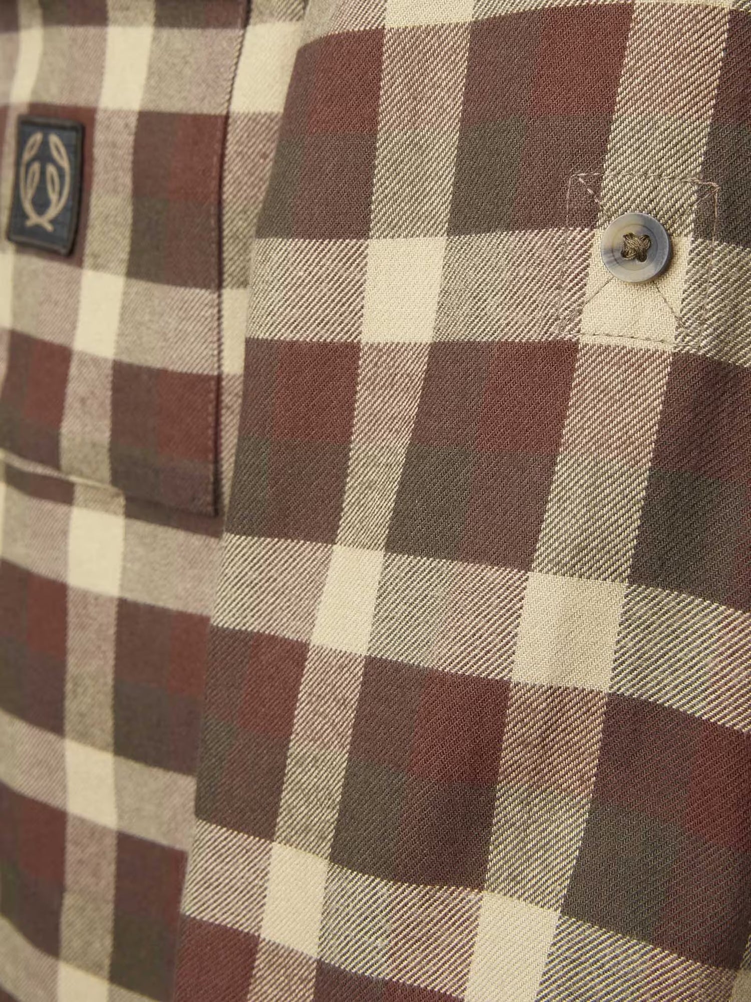 Heron Flannel Shirt Men HOLLY GREEN CHECKED / S