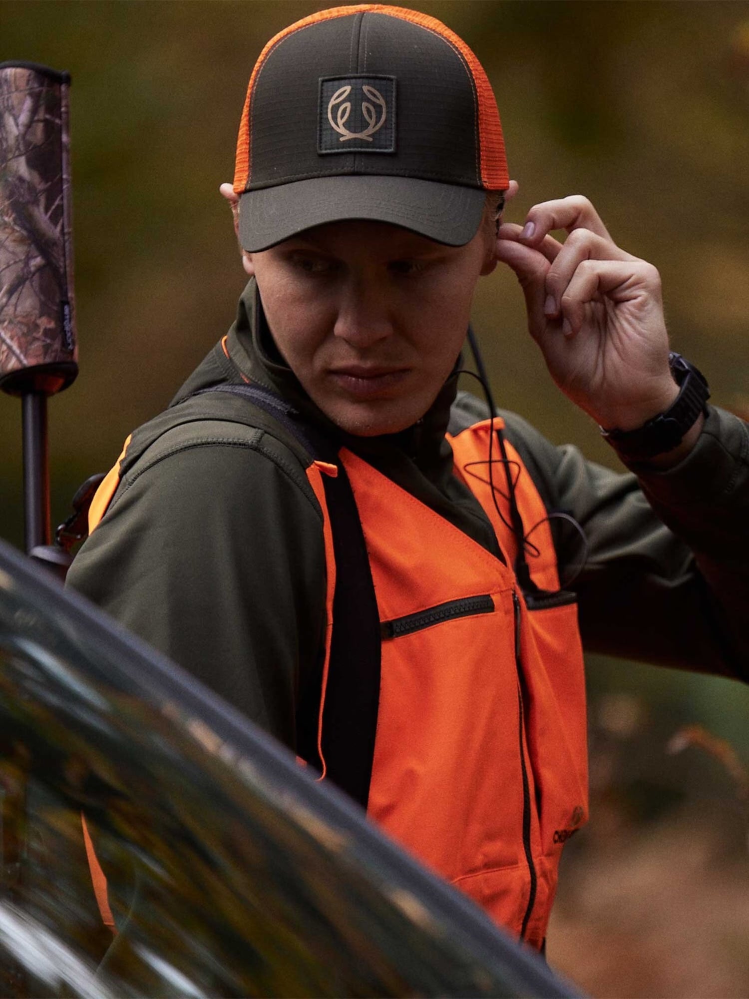 SYMBOL CAP HIGH VIS ORANGE / S/M