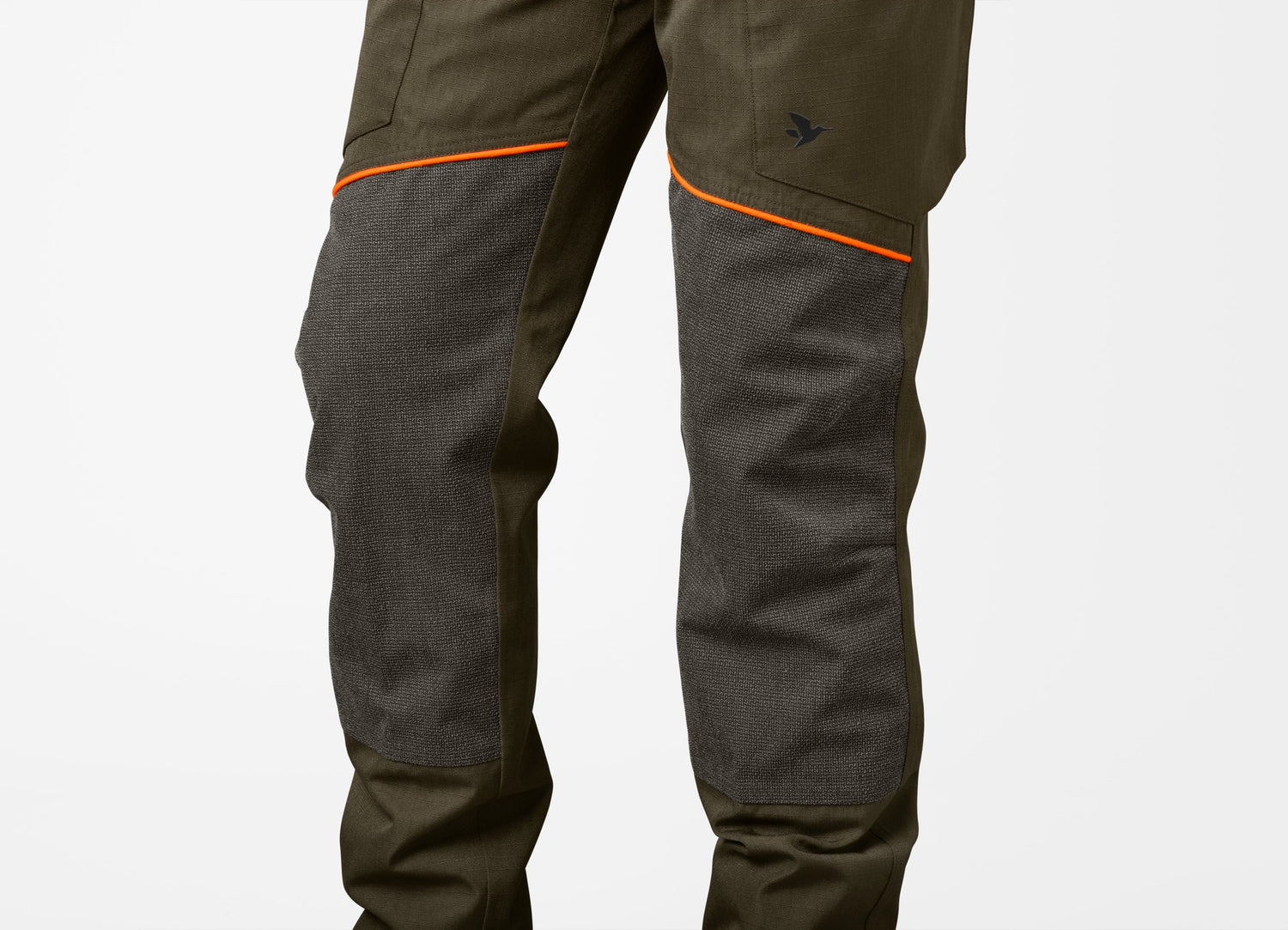 Venture förstärkta jaktbyxor GRÖN/HIGH VIS ORANGE / 46