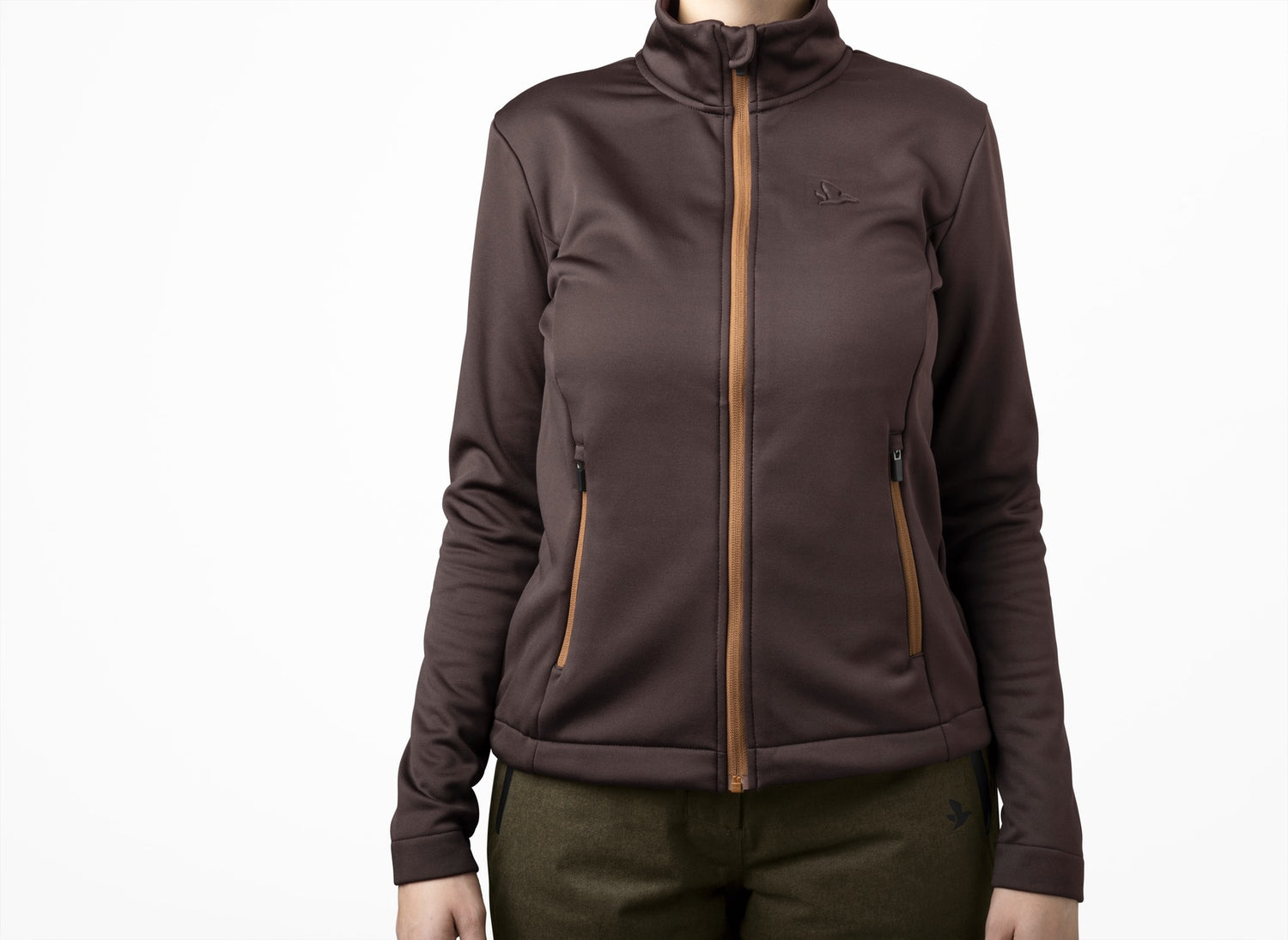 Emily fleece Dam DARK BROWN / S