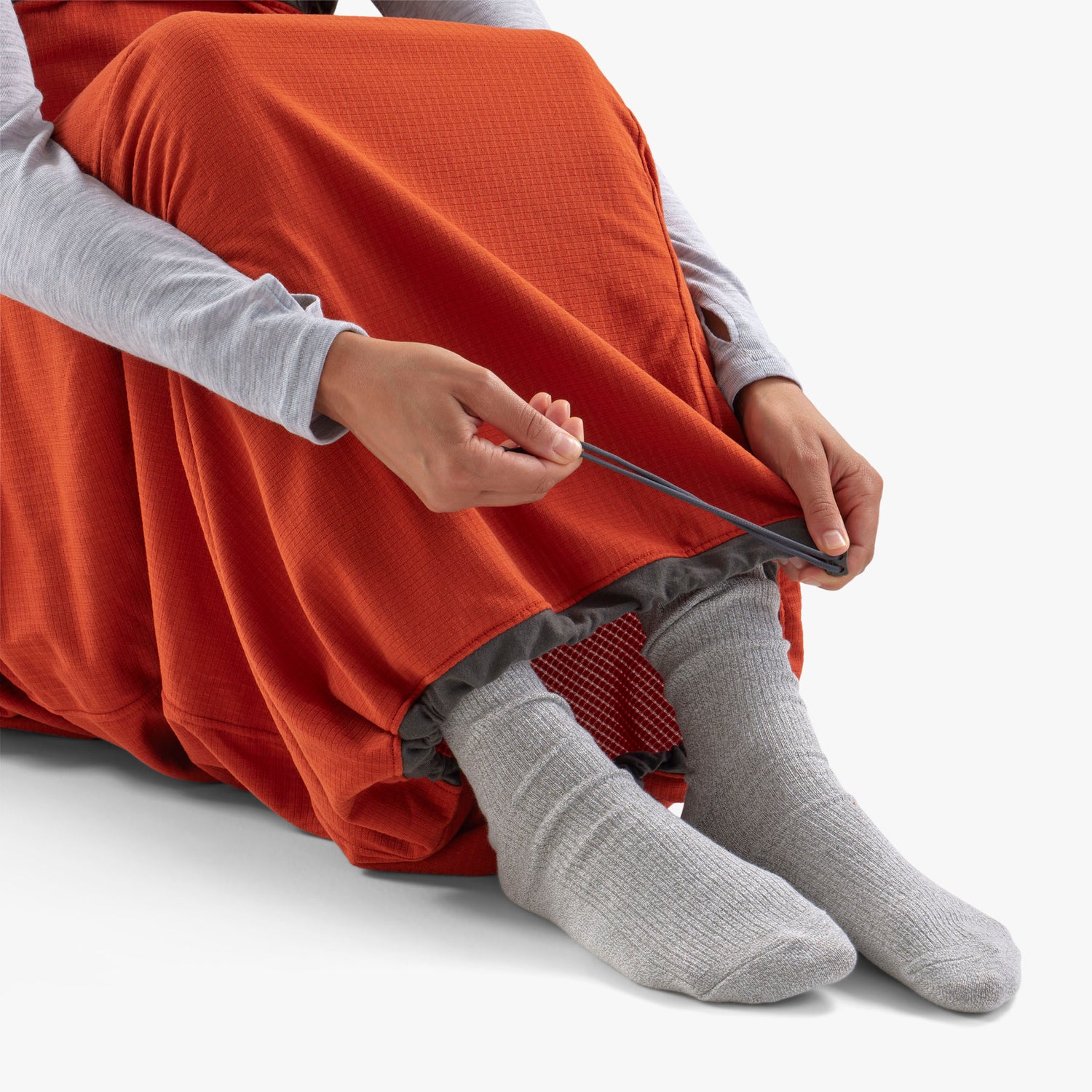 Sleepliner Reactor Fleece Mummy With Drawcord Standard ORANGE / EN STL