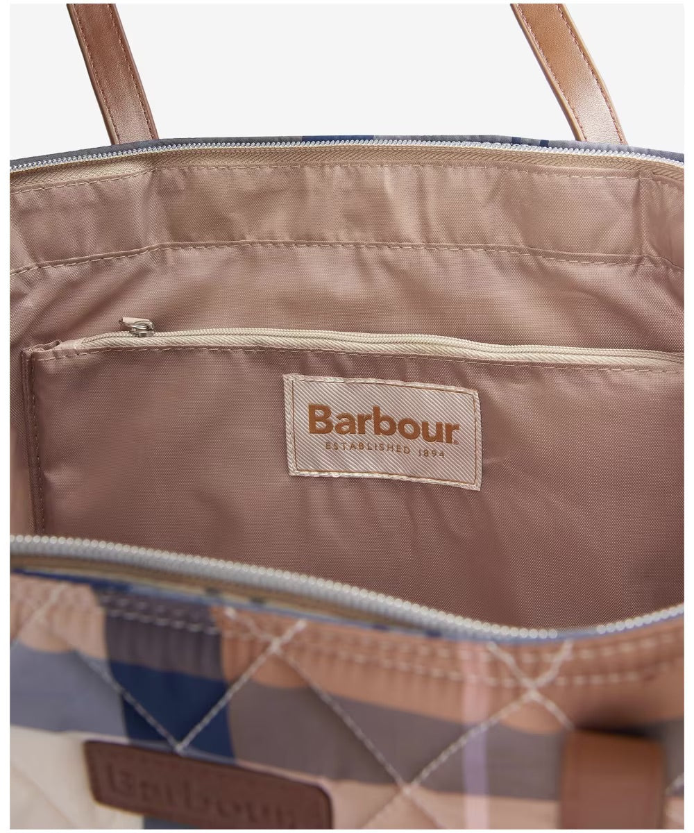 Wetherham Quiltad damväska tartan EN STL