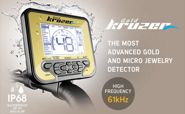 Gold Kruzer - 61kHz - Waterproof SVART/ VIT / ONE SIZE