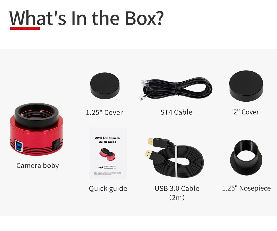 ZWO ASI432MM Mono USB3.0 Astro Kamera 1 ST