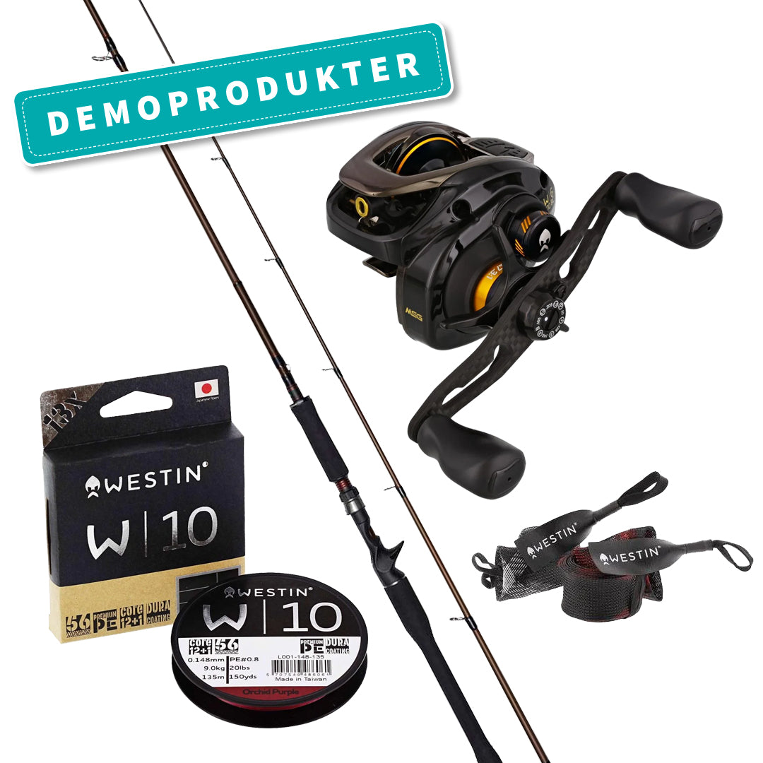 DEMO Combo Westin Baitcast BLACK/GOLD / 200 HÖGER / 8'/30-90G
