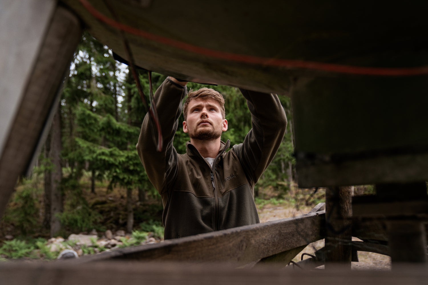 Fjell Fleecejacka SHADOW BROWN / M