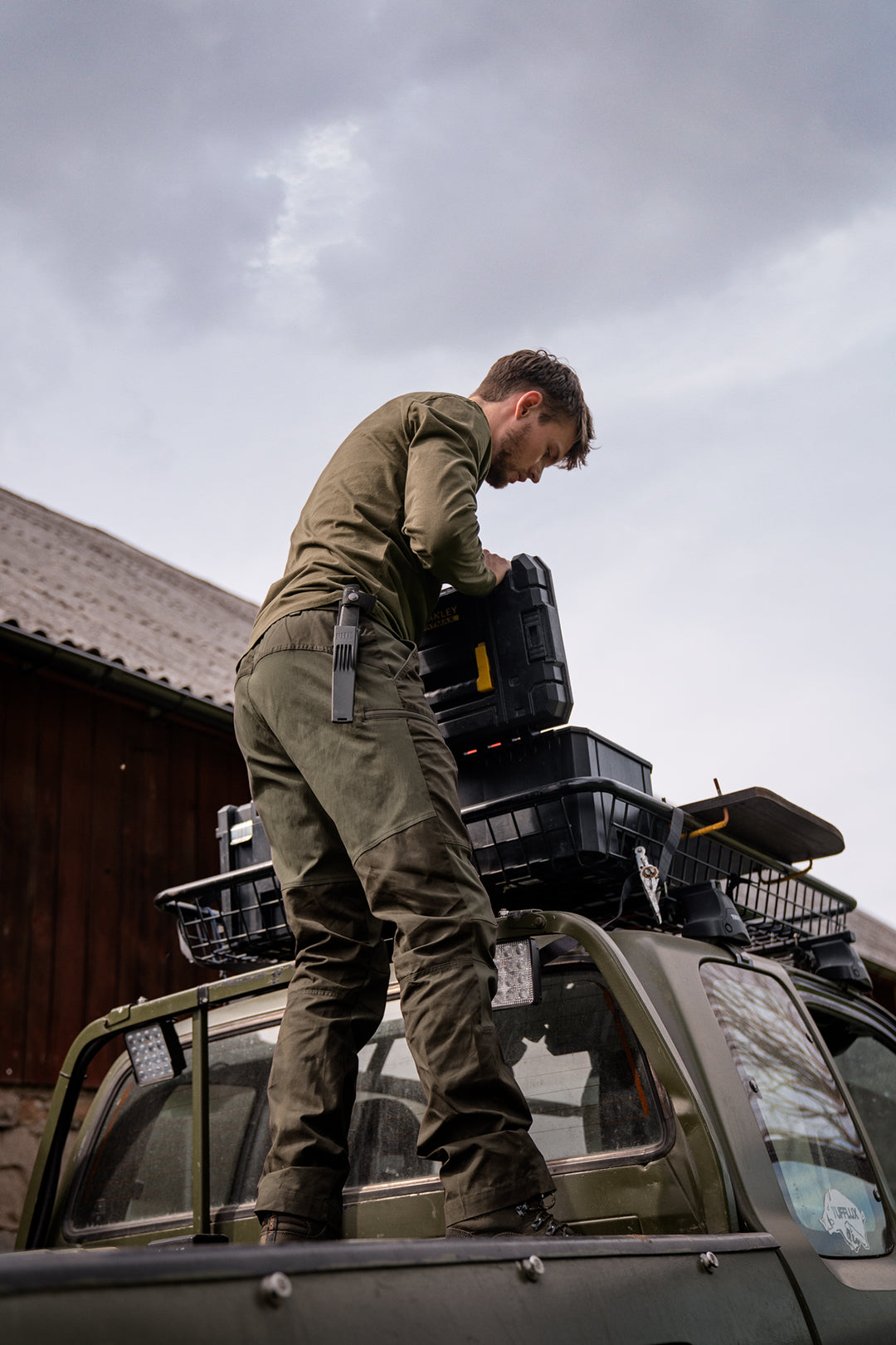 Fjell Byxa SHADOW BROWN/SHADOW GREY / C48