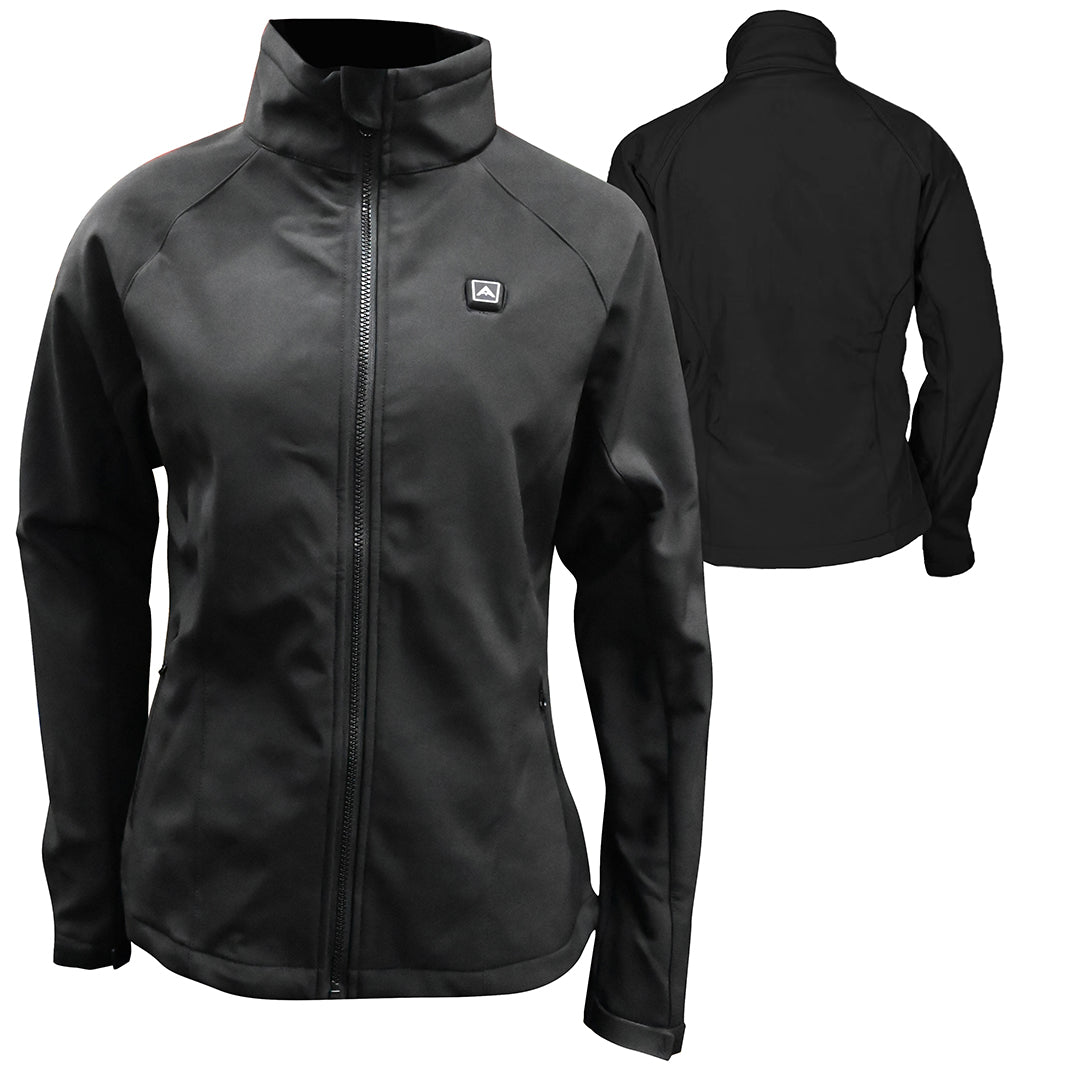 Värmejacka skal dam SVART / XS