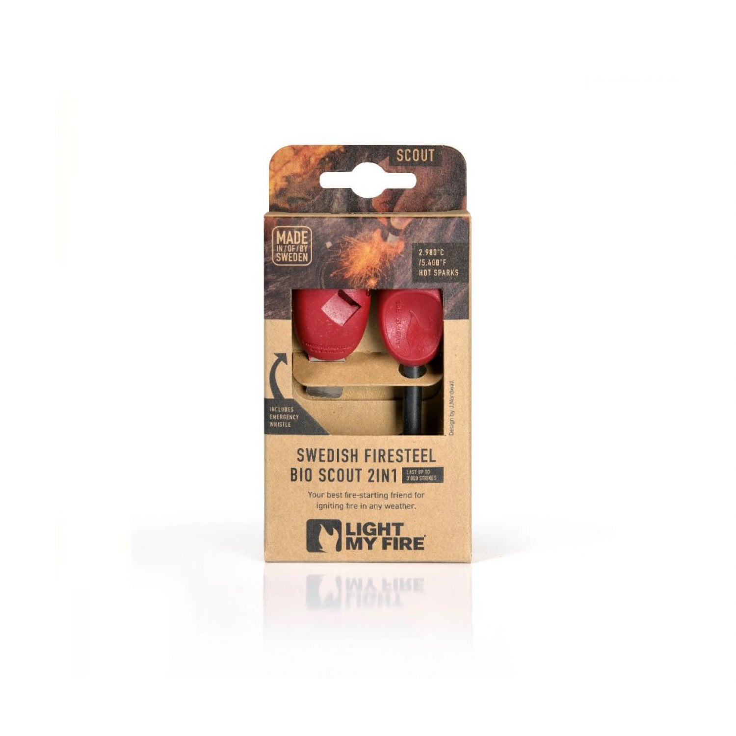 Swedish FireSteel scout 2in1 COCOSHELL / EN STL