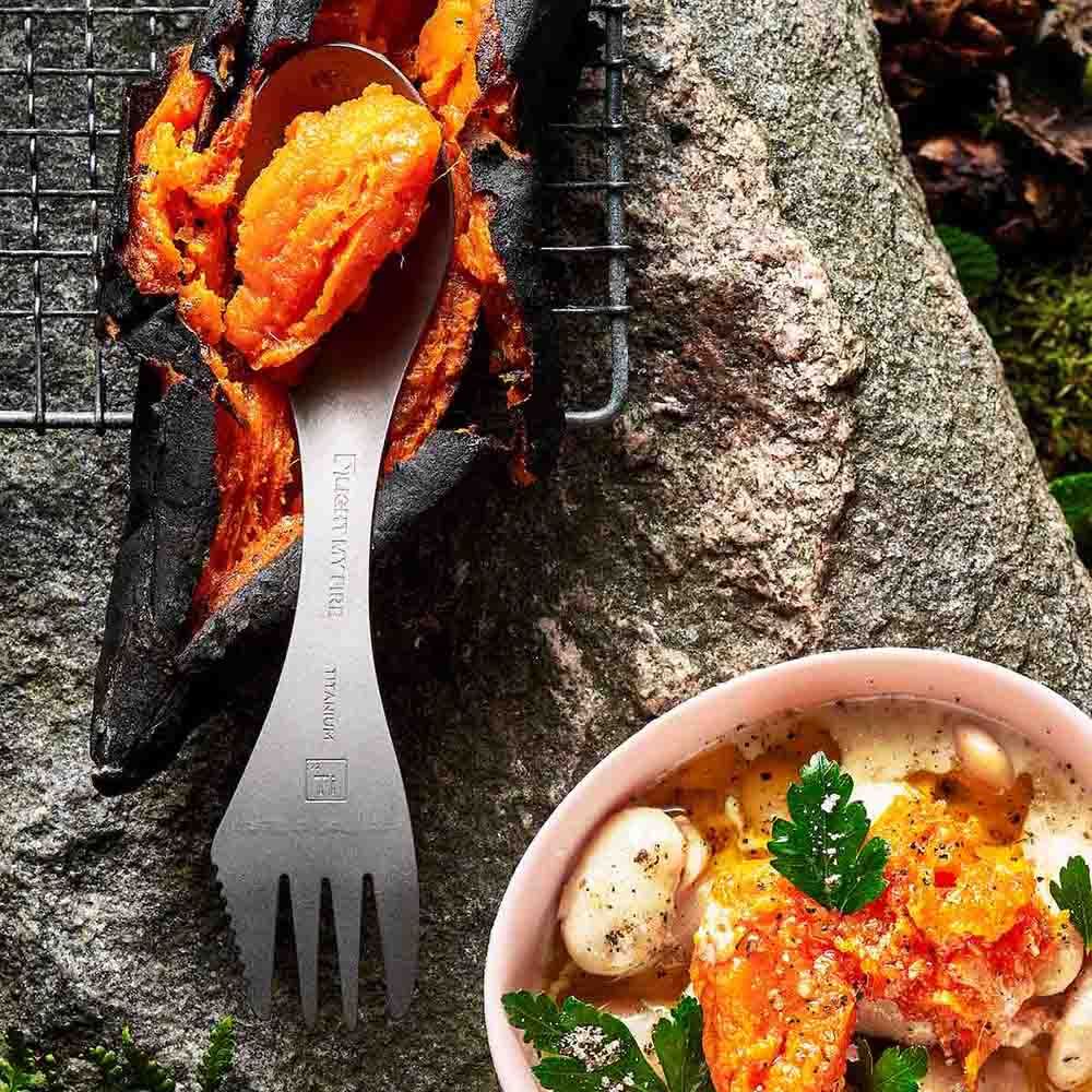 Spork titanium Made in Sweden TITANIUM / EN STL