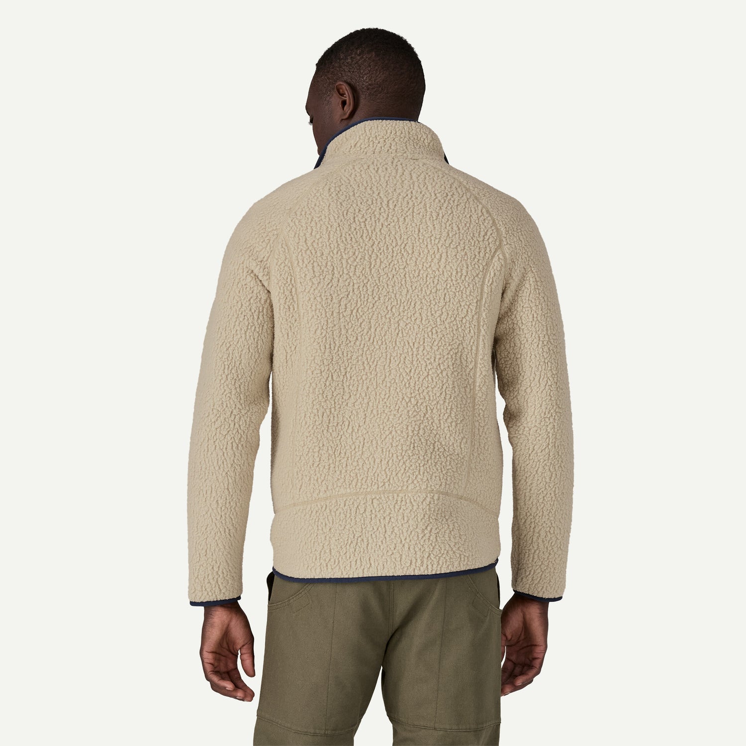 Men's Retro Pile Fleece Jacket PITCH BLUE W/ENDLESS BLUE / XS