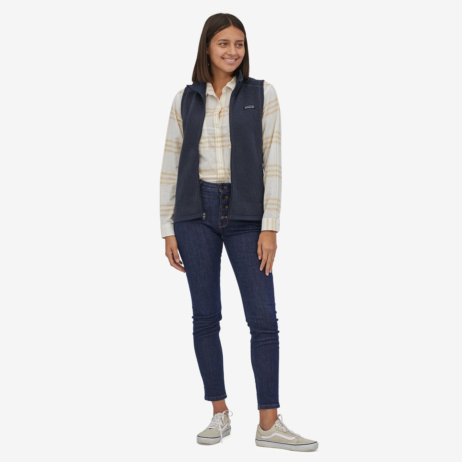 Women's Better Sweater Fleece Vest NEW NAVY / XS
