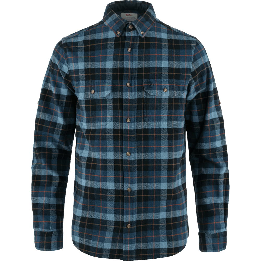Singi Heavy Flannel Shirt Men DARK NAVY-INDIGO BLUE / S