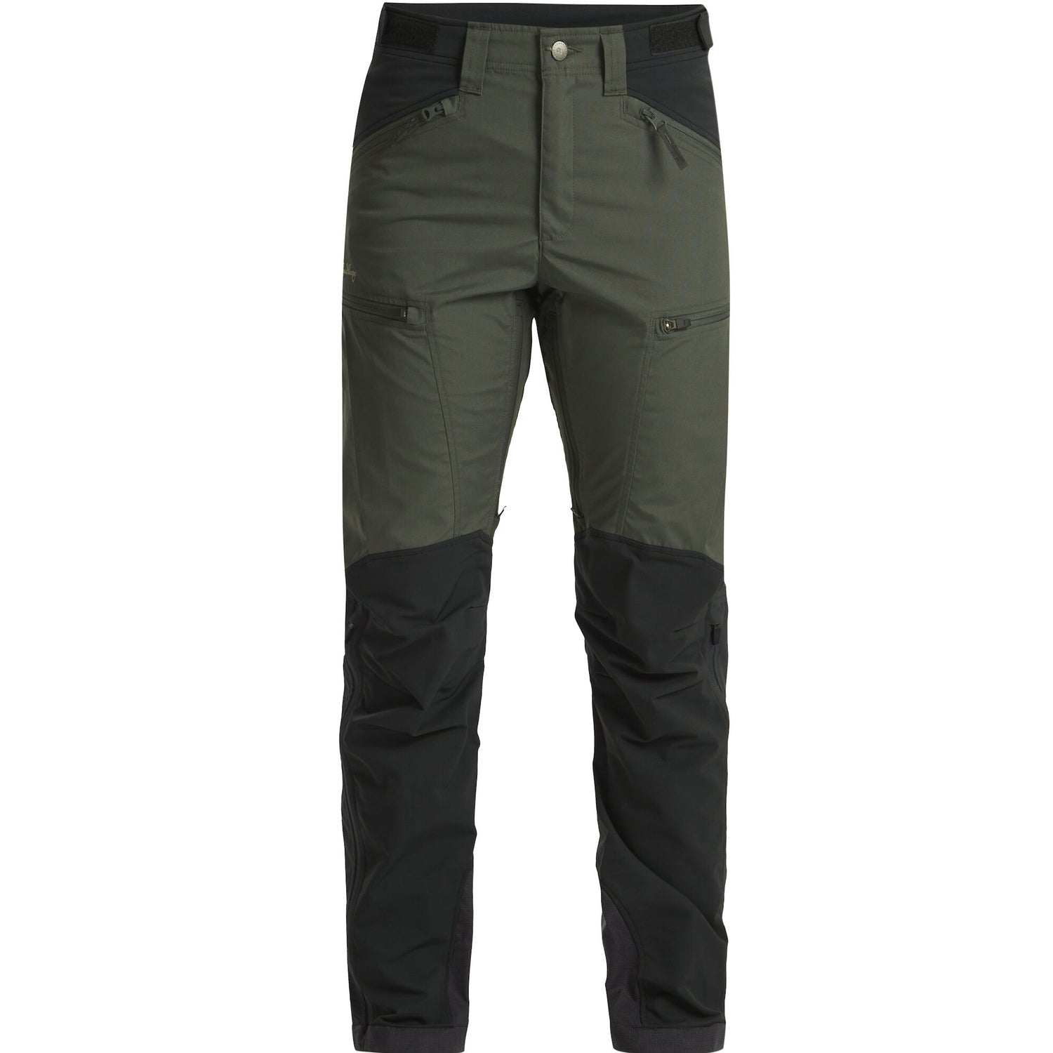 Makke Womens High Waist Curved Pant BLACK / 42