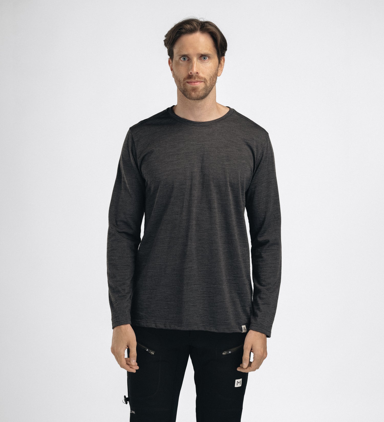 LightWool 180 Crewneck Shirt Men MARENGO / XS