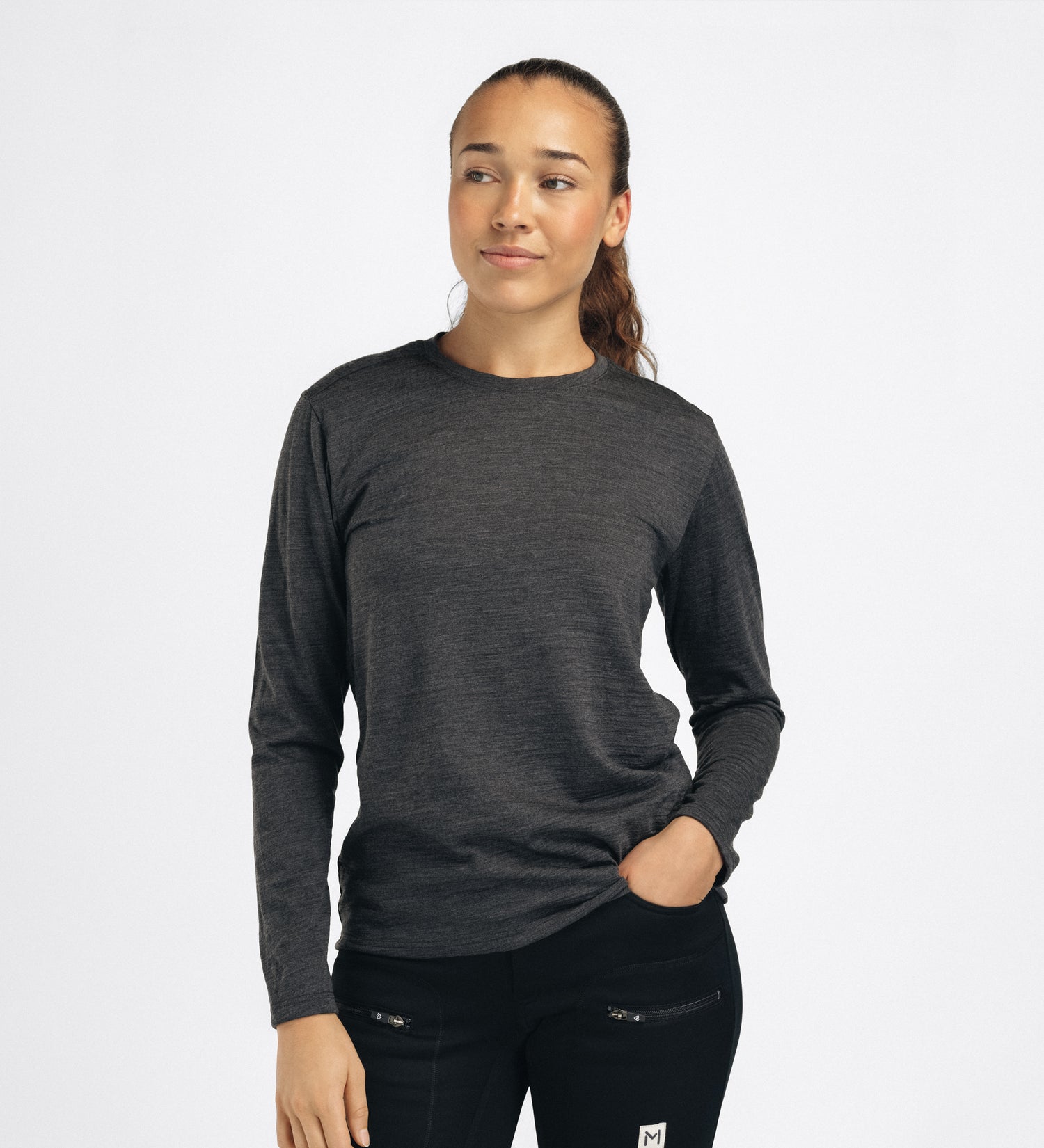 LightWool 180 Crewneck Shirt Women MARENGO / XS