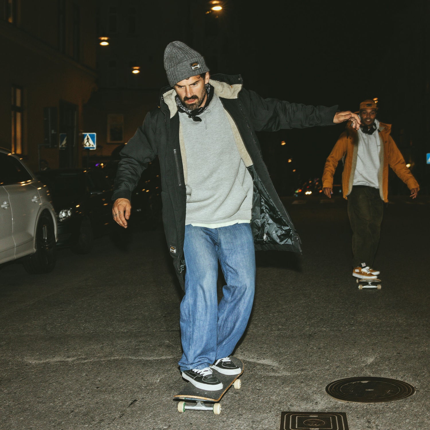 Knak Pile Mens Parka BLACK / L