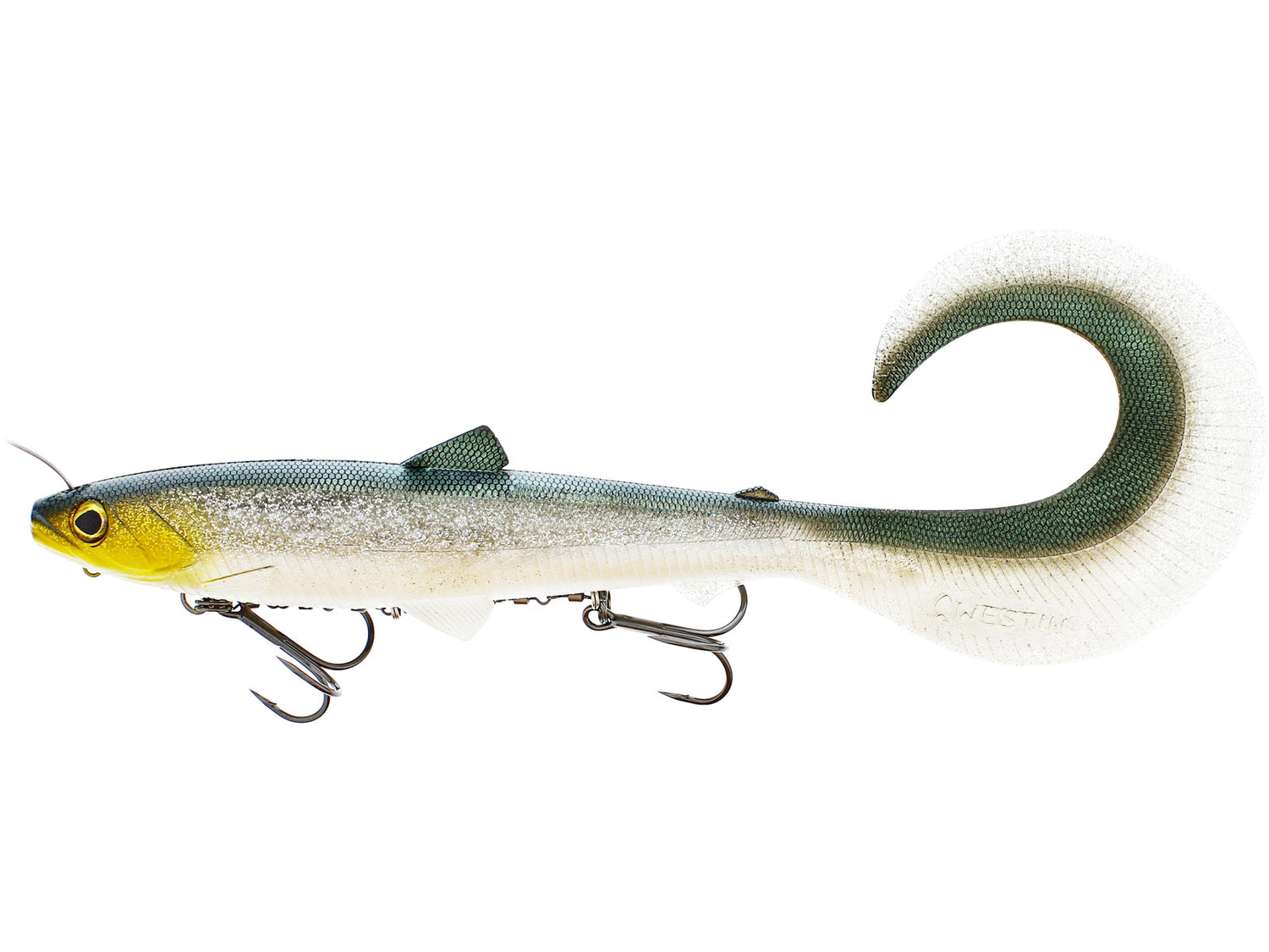Bullteez Curlytail Inline NATURAL PIKE / 33 CM OCH 230 GRAM