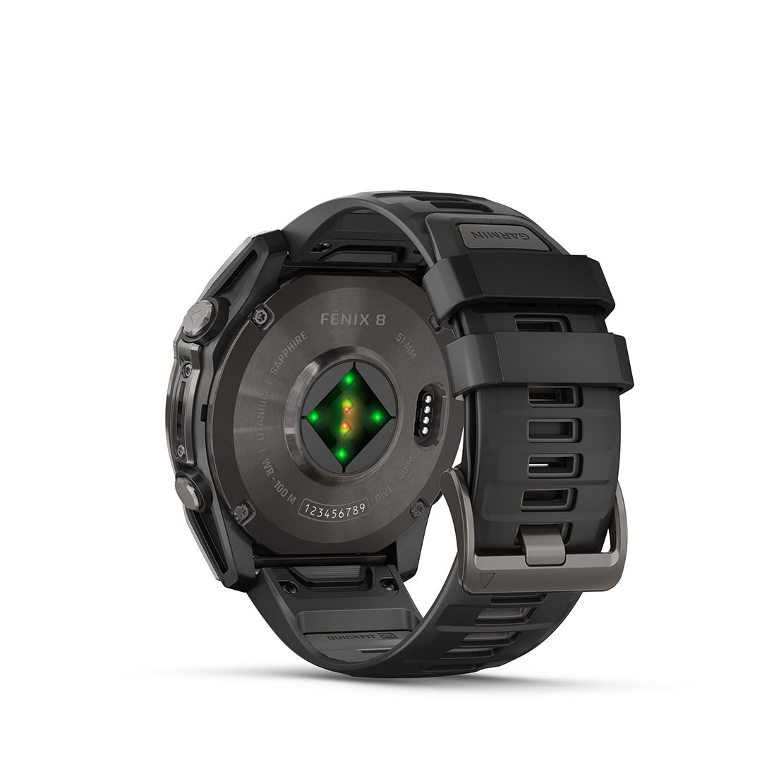 Fenix 8 AMOLED Sapphire 51 mm TITANIUM/BLACK / ONE SIZE